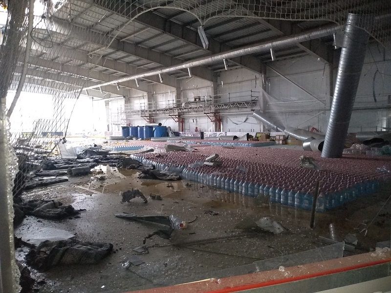 Ледовая арена клуба "Донбасс", по которой ударила РФ, была гумскладом