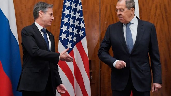 Блинкен и Лавров поговорили впервые с вторжения РФ в Украину