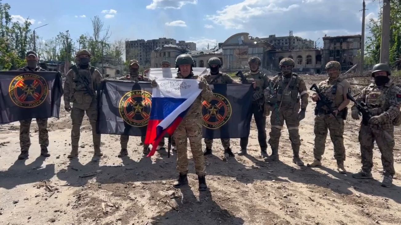 Пригожин заявил, что Бахмут полностью захвачен его наемниками