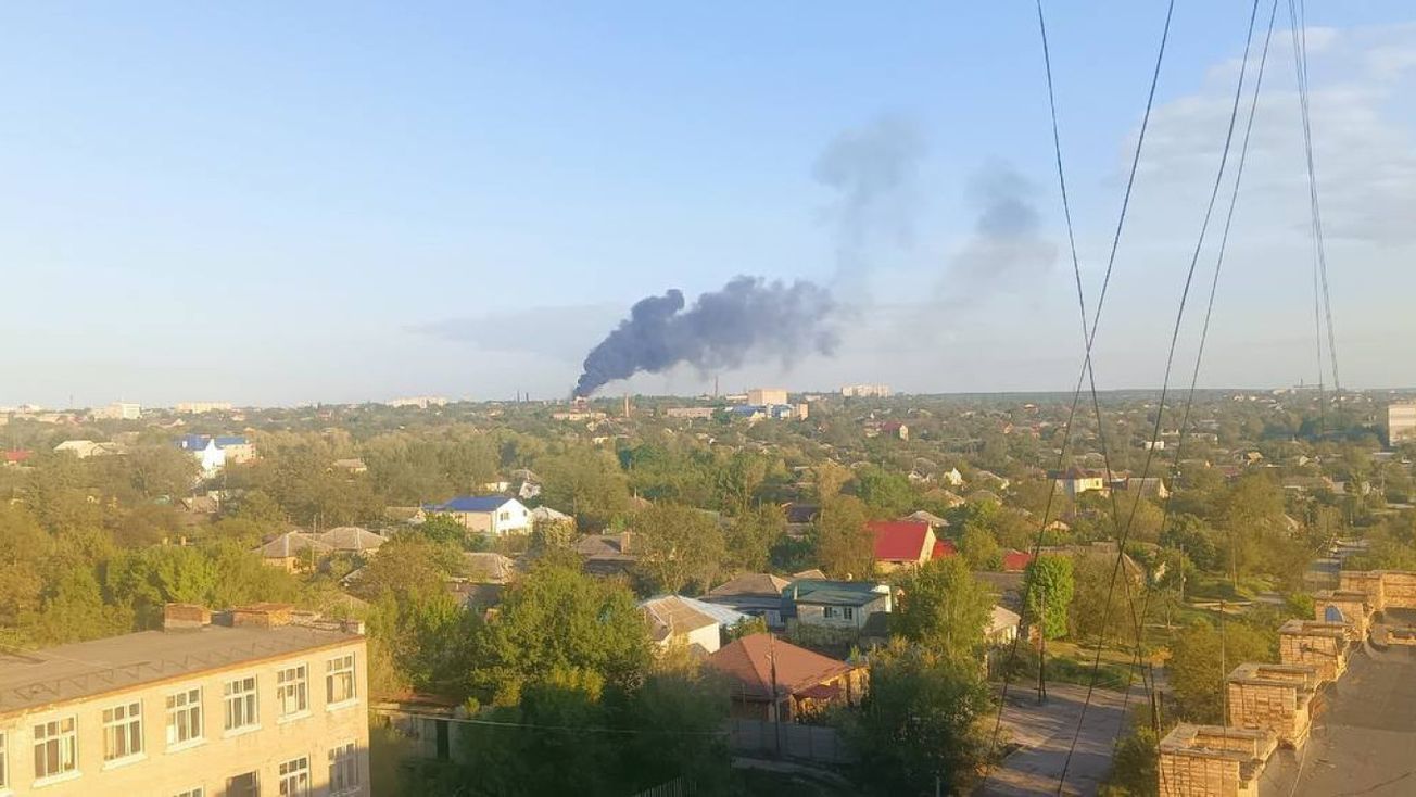 По объектам в Луганске был нанесен ракетный удар