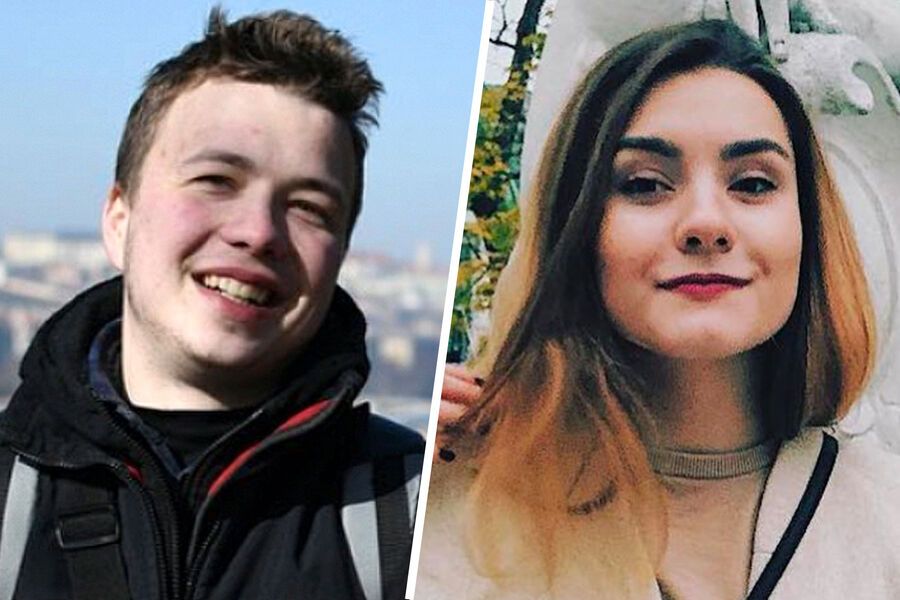 Власти Беларуси исключили из террористического списка оппозиционеров Протасевича и Сапегу из "дела Ryanair"