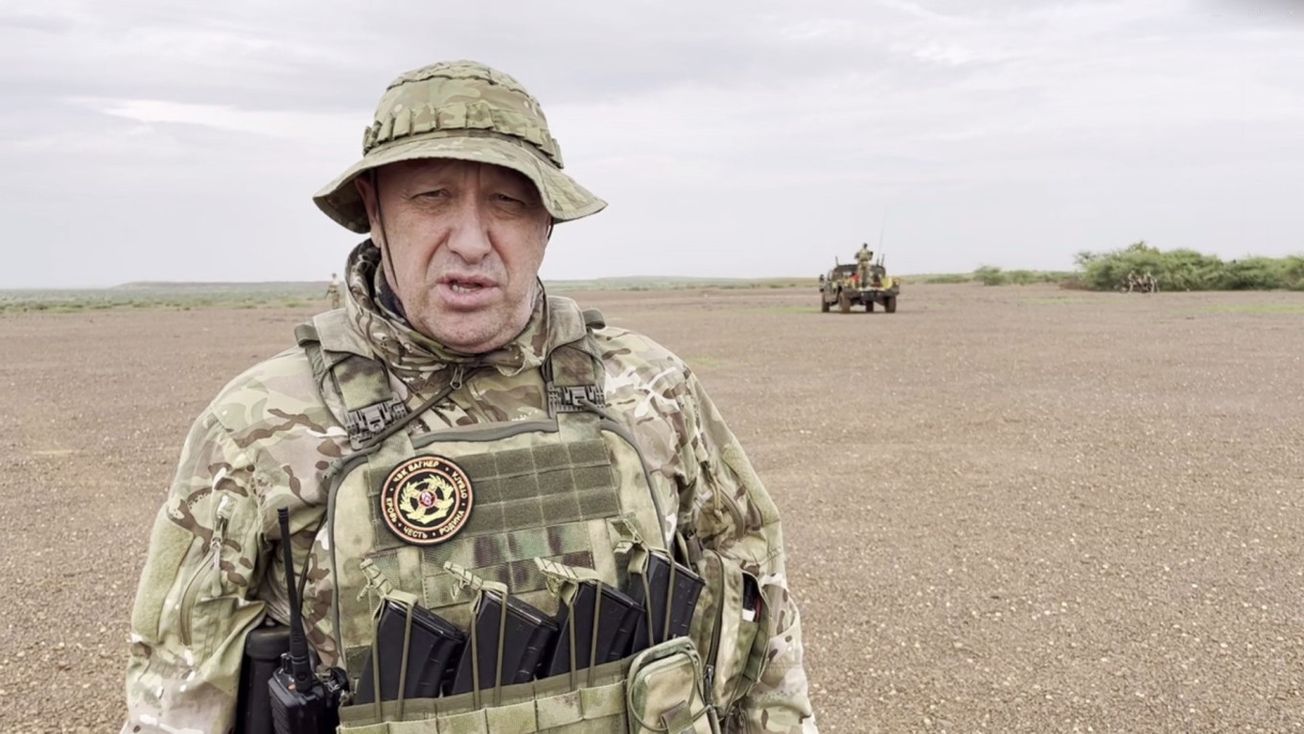 Евгений Пригожин записал видеообращение из Африки