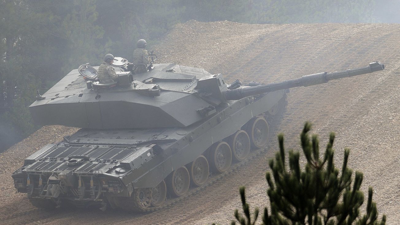В Украине уничтожен первый британский танк Challenger 2