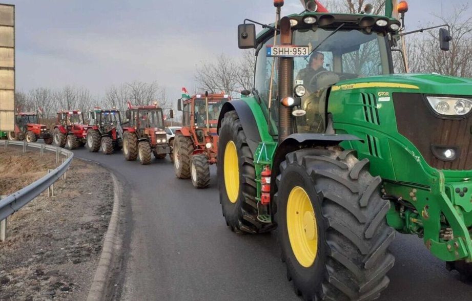 Фермеры Венгрии устроили протест на границе с Украиной