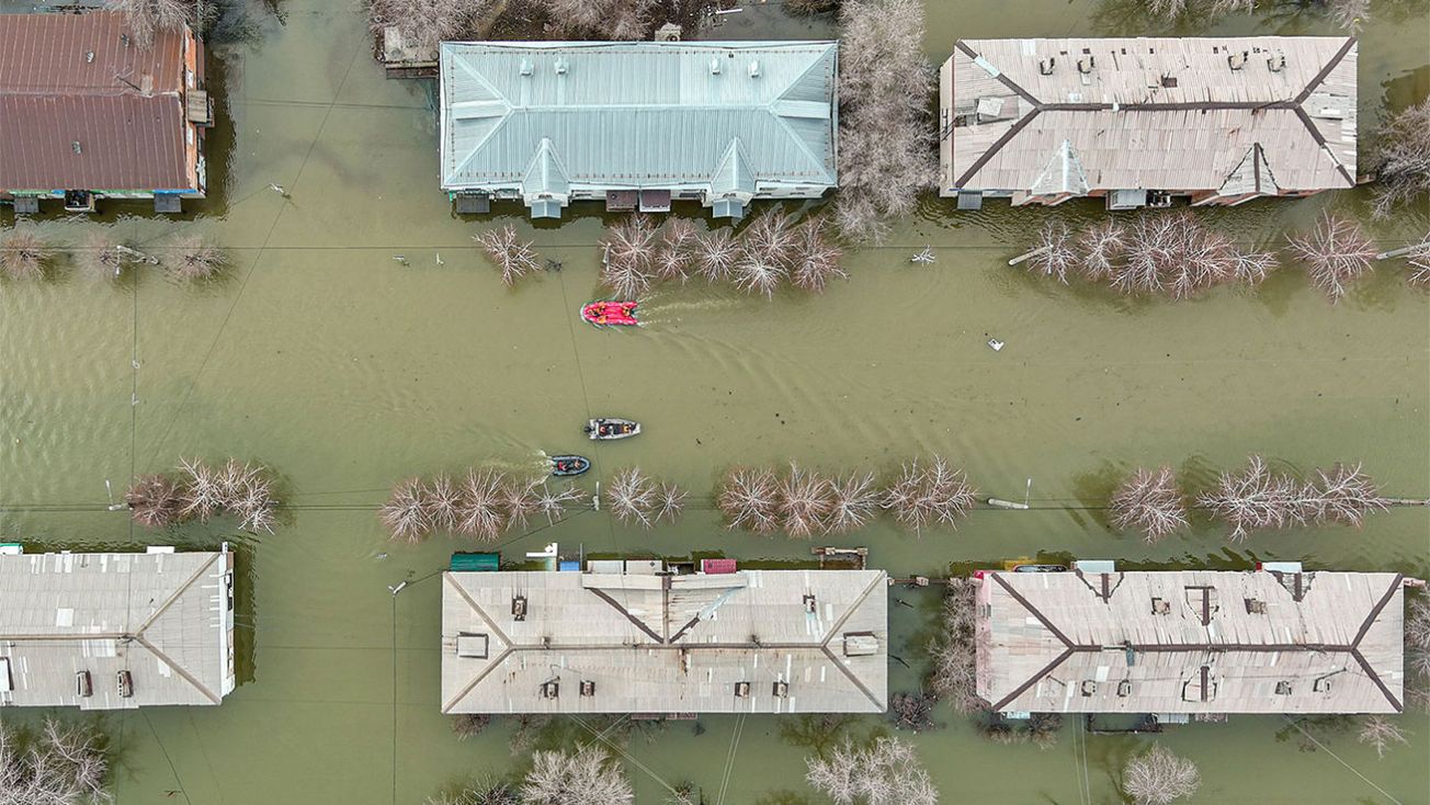 Уровень воды в реке Урал превысил 10 метров - мэр Оренбурга