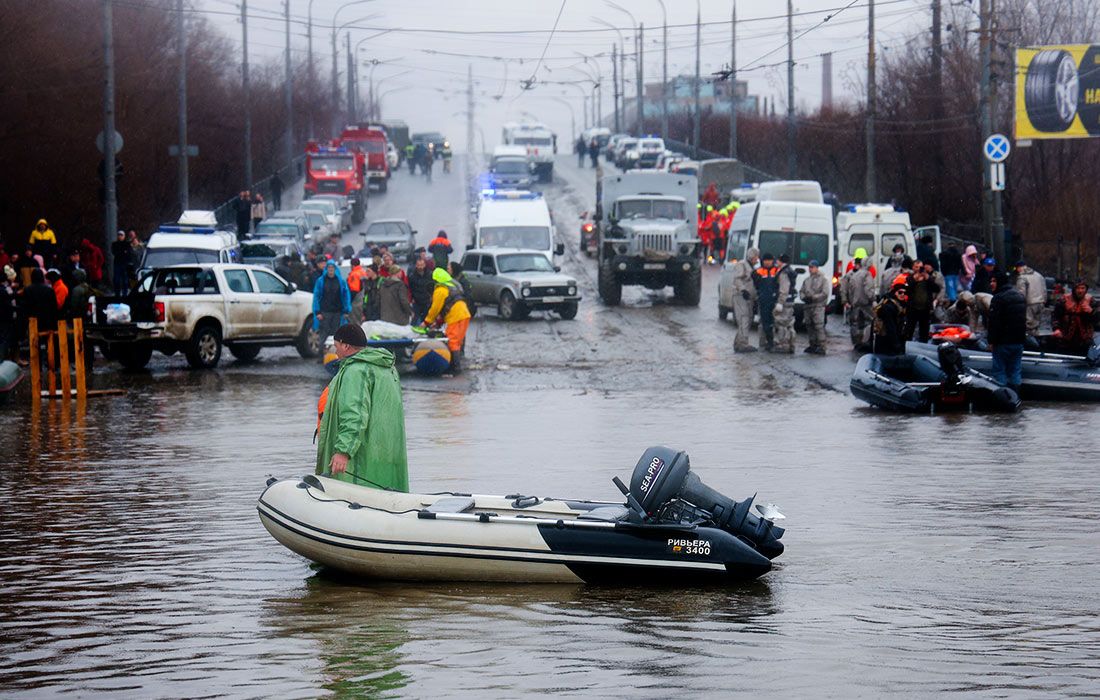 Уровень воды в реке Урал у Оренбурга значительно превысил опасное значение - мэр
